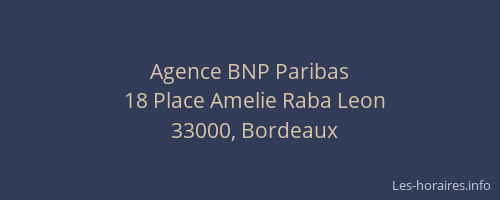 Agence BNP Paribas