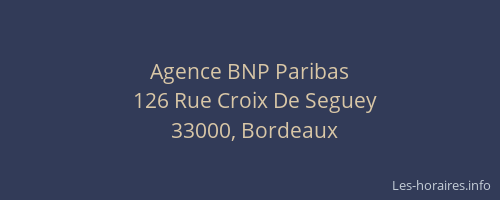 Agence BNP Paribas