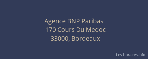 Agence BNP Paribas