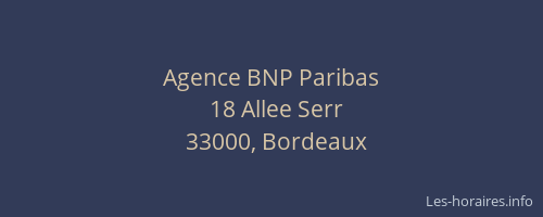 Agence BNP Paribas