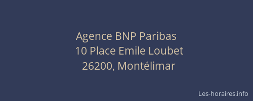 Agence BNP Paribas