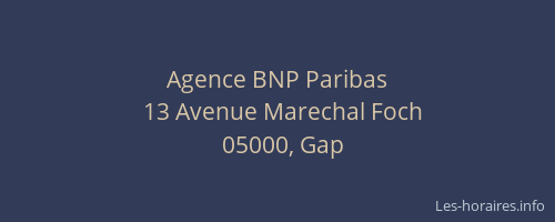Agence BNP Paribas
