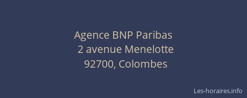 Agence BNP Paribas