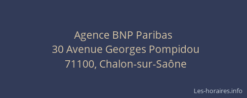 Agence BNP Paribas
