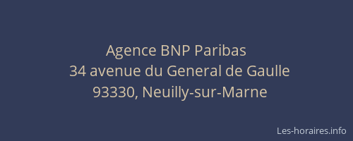 Agence BNP Paribas