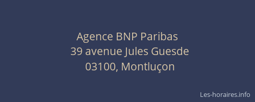 Agence BNP Paribas