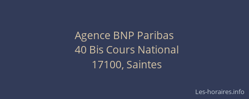 Agence BNP Paribas