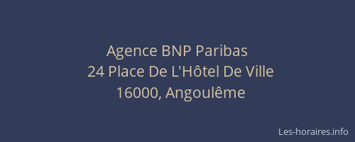 Agence BNP Paribas