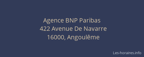 Agence BNP Paribas