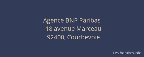 Agence BNP Paribas