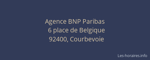 Agence BNP Paribas
