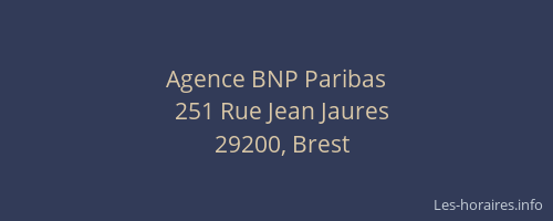Agence BNP Paribas
