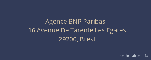 Agence BNP Paribas