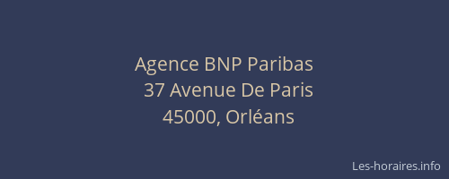 Agence BNP Paribas