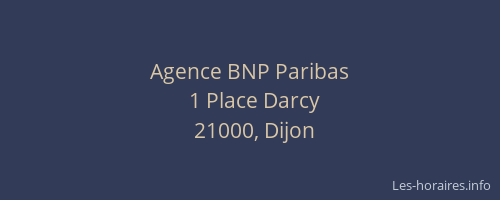 Agence BNP Paribas