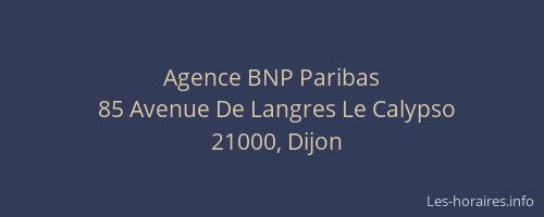 Agence BNP Paribas