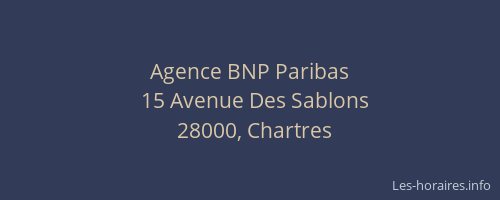 Agence BNP Paribas