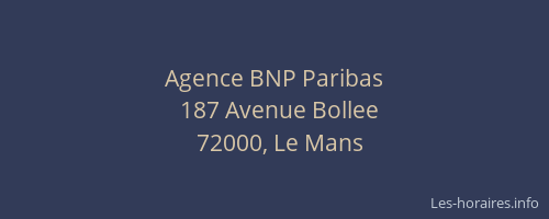 Agence BNP Paribas