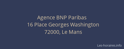 Agence BNP Paribas