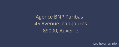 Agence BNP Paribas