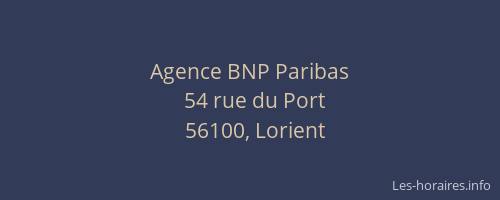 Agence BNP Paribas