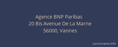 Agence BNP Paribas