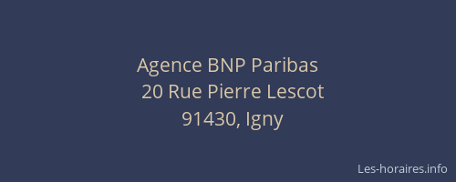 Agence BNP Paribas