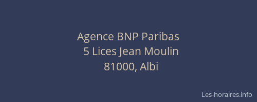 Agence BNP Paribas