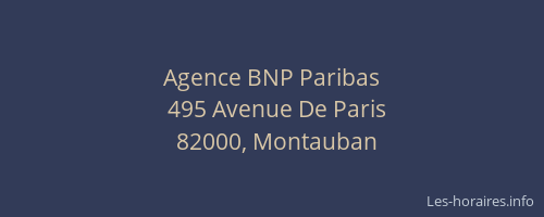 Agence BNP Paribas