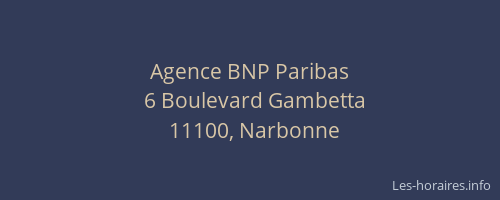 Agence BNP Paribas