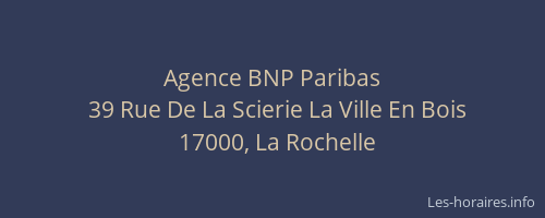 Agence BNP Paribas