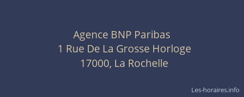 Agence BNP Paribas