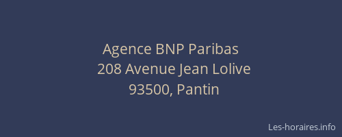 Agence BNP Paribas