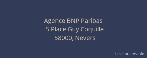 Agence BNP Paribas