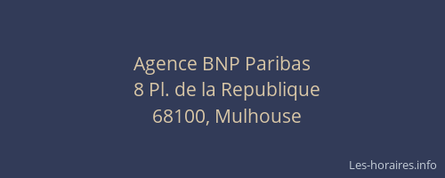 Agence BNP Paribas