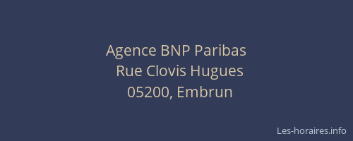 Agence BNP Paribas