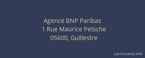 Agence BNP Paribas