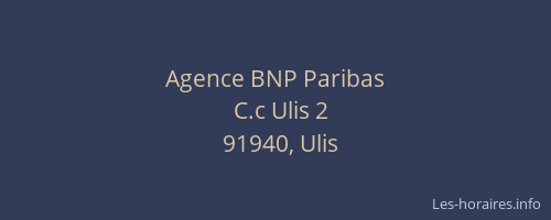 Agence BNP Paribas