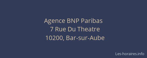 Agence BNP Paribas