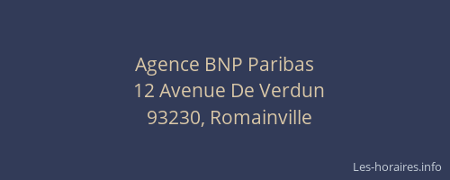 Agence BNP Paribas