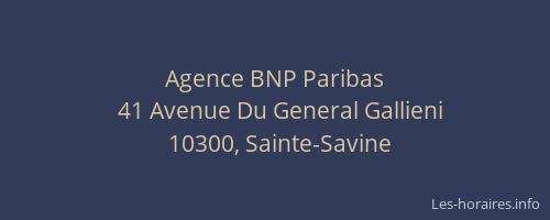 Agence BNP Paribas