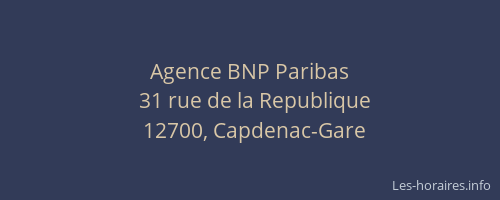 Agence BNP Paribas