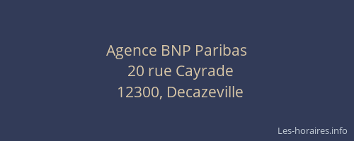 Agence BNP Paribas
