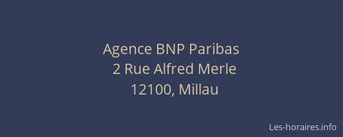 Agence BNP Paribas