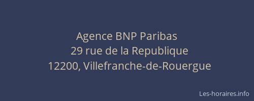 Agence BNP Paribas