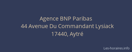 Agence BNP Paribas