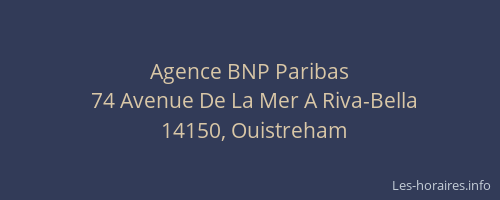 Agence BNP Paribas