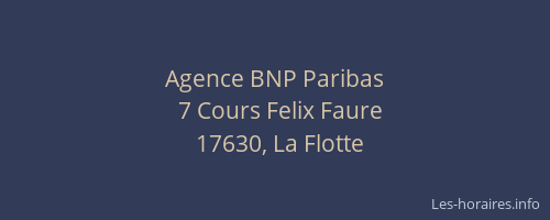 Agence BNP Paribas