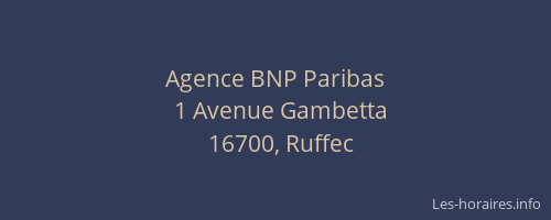 Agence BNP Paribas