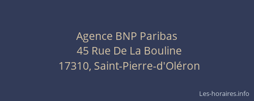 Agence BNP Paribas